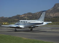 N2669N @ SZP - 1979 Cessna 340A, two Continental TSIO-520-NB 310 Hp each, pressurized, taxi to transient parking - by Doug Robertson