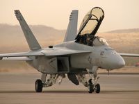 166466 @ KLSV - United States Navy - Boeing F/A-18F Super Hornet - Aviation Nation 2006