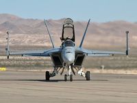 166466 @ KLSV - United States Navy - Boeing F/A-18F Super Hornet - Aviation Nation 2006
