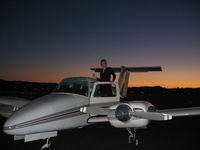 N54V @ KCCR - Typical California sunset at Buchanan airport. - by dan Dulava