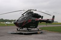 N902JW @ EGNE - MD900 owned by Skegness area millionaire businessman John Woodward and set to feature in the next James Bond film.