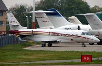 OE-HFC @ EGGW - Gulfstream 200 - by Terry Fletcher