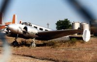 N7391C @ GEY - C-45F 44-87201 at Greybull, WY.  - by Glenn E. Chatfield