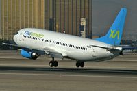 N42XA @ KLAS - Xtra Airways - Elko, Nevada / Boeing 737-400 - by Brad Campbell