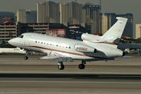 N100ED @ KLAS - Candybar Aviation - Kalispell, Montana / 2002 Dassault Aviation Mystere Falcon 900 - by Brad Campbell