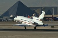 N100ED @ KLAS - Candybar Aviation - Kalispell, Montana / 2002 Dassault Aviation Mystere Falcon 900 - by Brad Campbell