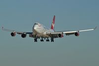 G-VROM @ KLAS - Virgin Atlantic - 'Barbarella' / 2001 Boeing Company 747-443 - by Brad Campbell