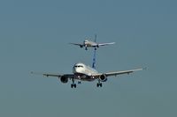 N612JB @ KLAS - jetBlue Airlines - 'Blue look maahvelous' / 2005 Airbus A320-232 - by Brad Campbell