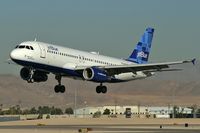 N612JB @ KLAS - jetBlue Airlines - 'Blue look maahvelous' / 2005 Airbus A320-232 - by Brad Campbell