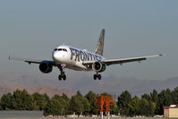 N930FR @ KLAS - Frontier Airlines - 'Cougar' / 2004 Airbus A319-111 - by Brad Campbell