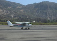 N66168 @ SZP - 1983 Cessna 172P SKYHAWK II, Lycoming O-320-D2J 160 Hp, takeoff roll Rwy 22 - by Doug Robertson
