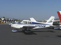 N7554W @ SZP - 1963 Piper PA-28-180 CHEROKEE, Lycoming O&VO-360 180 Hp - by Doug Robertson