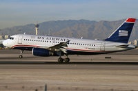 N823AW @ KLAS - US Airways / 2001 Airbus Industrie A319-132 - by Brad Campbell