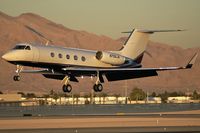 N706JA @ KLAS - N706JA LLC - Salt Lake City, Utah / 1981 Gulfstream American Corp. G-1159A - by Brad Campbell