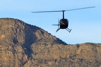N7510N @ RRHP - Shining Star Helicopters - Las Vegas, Nevada / 2006 Robinson Helicopter Company R44 II - Red Rock Canyon in the background.