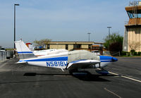 N5818W @ PAO - 1964 Piper PA-28-150 with cover @ Palo Alto, CA - by Steve Nation