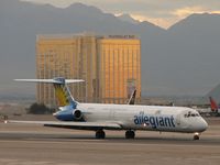 N875GA @ KLAS - Allegiant Air / 1995 McDonnell Douglas DC-9-82 (MD-82) - by Brad Campbell