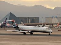 N956LR @ KLAS - US Airways Express / 2005 Bombardier Inc. CL600-2D24 - by Brad Campbell