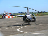 N828SH @ OAK - Silver State Helicopters 2005 Robinson R22 BETA @ Oakland, CA - by Steve Nation