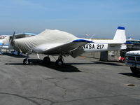 N4294C @ SQL - 1948 Ryan Navion A as NASA 217 @ San Carlos, CA - by Steve Nation