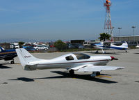 N7047V @ SQL - Sellman 1985 LANCAIR 235 visiting from Vacaville/Nut Tree Airport @ San Carlos, CA - by Steve Nation