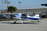 N9953A @ SQL - Sharp looking 1950 Cessna 170A visiting from Grass Valley @ San Carlos, CA - by Steve Nation