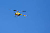 N40398 @ SQL - 1990 Robinson R22 BETA on training flight @ San Carlos, CA - by Steve Nation