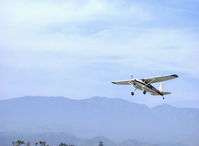 N3683C @ SZP - 1954 Cessna 180, Continental O-470 225 Hp, 2nd takeoff climb from Rwy 22 - by Doug Robertson