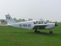 G-BXJD @ EGBK - Cherokee 180 visiting Sywell - by Simon Palmer