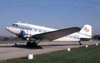 N34D @ FFO - C-53 41-20095,  one-time Ohio Governor's plane, when at the National Museum of the U.S. Air Force - by Glenn E. Chatfield