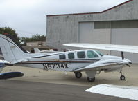 N6734X @ CMA - 1980 Beech 58 BARON, two Continental IO-520-C 285 Hp each - by Doug Robertson