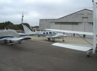 N6734X @ CMA - 1980 Beech 58 BARON, two Continental IO-520-C 285 Hp each - by Doug Robertson