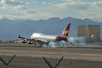 G-VGAL @ KLAS - Virgin Atlantic Airways - 'Jersey Girl' / 2001 Boeing Company Boeing 747-443 - by Brad Campbell