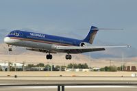 N809ME @ KLAS - Midwest Airlines / 1981 Mcdonnell Douglas DC-9-82 (MD-82) - by Brad Campbell