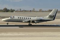 N560AF @ KLAS - Falcon CCV - Wilmington, Delaware / 1990 Cessna 560 - by Brad Campbell