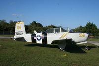 N111LK @ KEVB - Beech T-34A