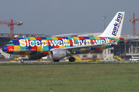D-AKNF @ VIE - Germanwings Airbus A319 park inn colors - by Thomas Ramgraber-VAP
