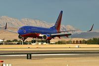 N238WN @ KLAS - Southwest Airlines - 'Spreading the Luv for 35 Years' / 2005 Boeing 737-7H4 - by Brad Campbell