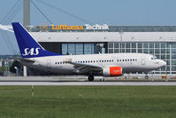 LN-RRO @ EDDM - Tiny SAS bobby landing at Munich.