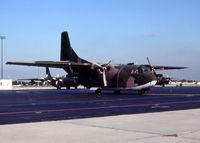 UNKNOWN @ ORD - C-123K at the ANG ramp, seen from KC-135 cockpit