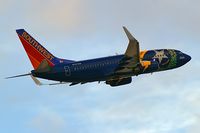 N727SW @ KLAS - Southwest Airlines - 'Nevada One' / 1999 Boeing 737-7H4 - by Brad Campbell