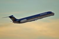 N809ME @ KLAS - Midwest Airlines / 1981 McDonnell Douglas DC-9-82 (MD-82) - by Brad Campbell