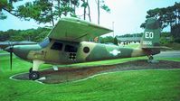 62-3606 @ HRT - Hurlburt Field Park, Helio U-10A Super Courier, 62-3606, note speakers for psychological warfare, damaged by Hurricane Ivan Sept 16 - by Timothy Aanerud