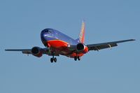 N607SW @ KLAS - Southwest Airlines - 'The June M. Morris' / 1995 Boeing 737-3H4 - by Brad Campbell