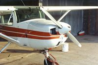 N11257 @ MIC - 1973 Cessna 150L, c/n 15075279, In its hangar when it was owned by Yankee Flying Club - by Timothy Aanerud