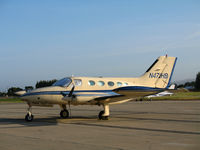 N471HB @ SNS - 1977 Cessna 414 visiting fron Southern California @ Salinas, CA - by Steve Nation
