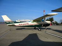 N4447R @ SNS - Rover Airways (titles) 1976 Cessna R182 visiting from Colorado @ Salinas, CA - by Steve Nation