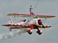 N707TJ @ EGTH - Boeing A75N1 Stearman - by Robert Beaver