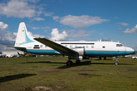 C-FJVD @ CYXX - Conair Convair 580 in ex FAA colors