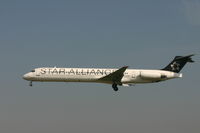 OY-KHP @ BRU - flight SK593 is descending to rwy 25L - by Daniel Vanderauwera